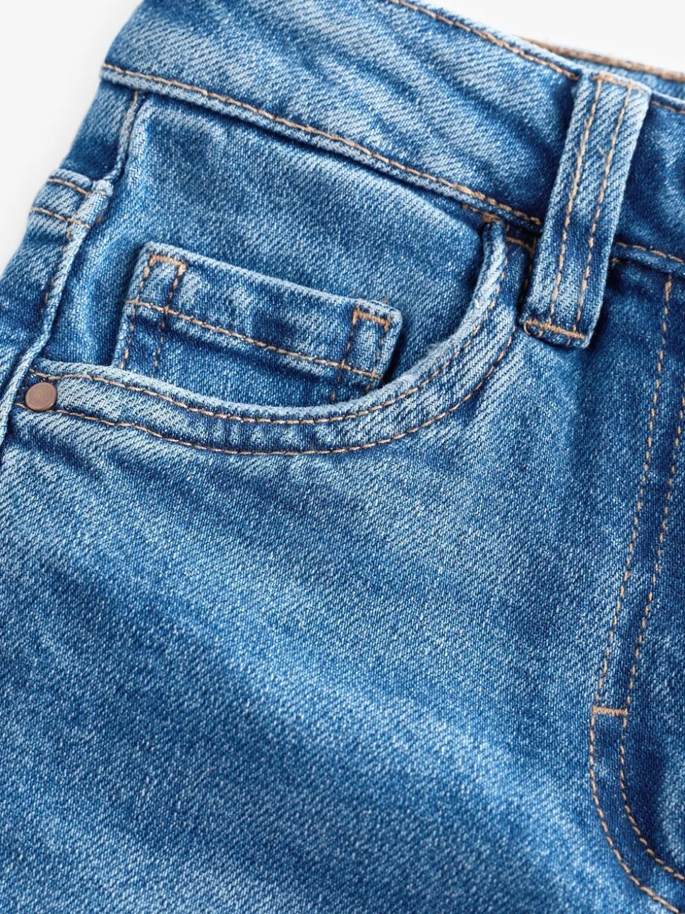 Middenblauw denim - Flare jeans (3-16 jr)
