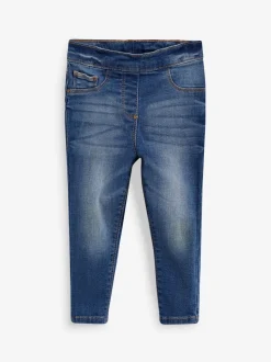 Middenblauw denim - Jegging met elastische taille (3 mnd-7 jr)