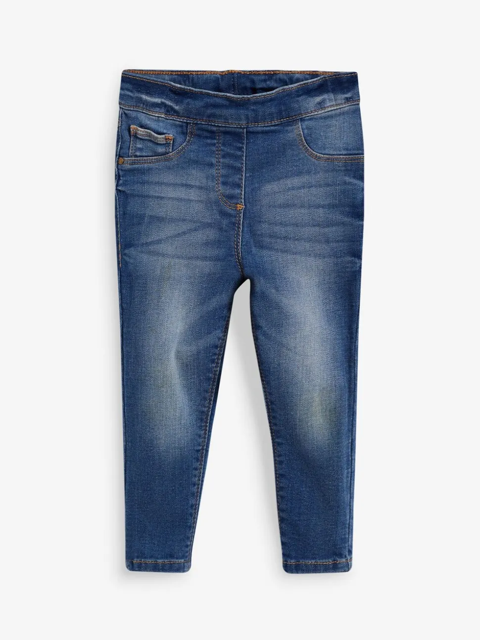 Middenblauw denim - Jegging met elastische taille (3 mnd-7 jr)