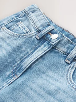 Middenblauw denim - Volume Barrel Jeans (3-16jaar)