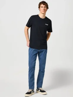 Middenblauw denim - Wrangler - Slim-fit Texas jeans