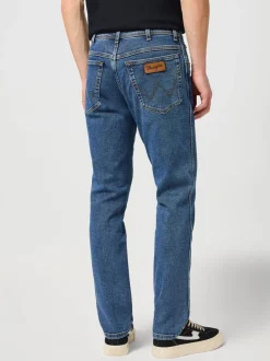 Middenblauw denim - Wrangler - Slim-fit Texas jeans
