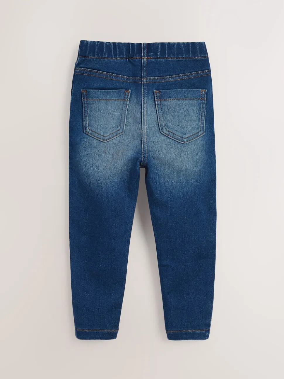 Middenblauw/lichtblauw denim - Jegging met elastische taille (3 mnd-7 jr)