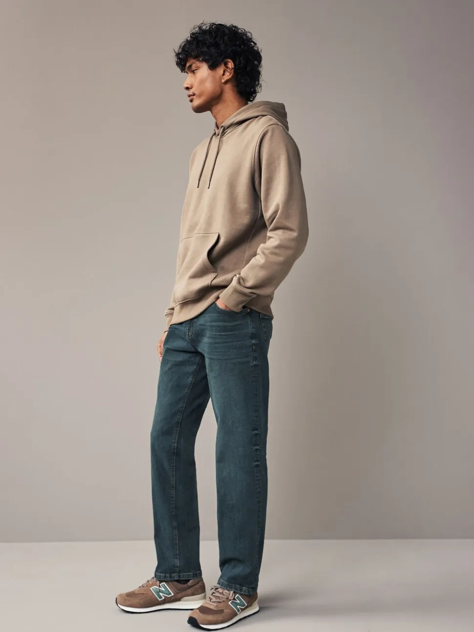 Middentint - Straight fit - Authentieke stretch denim jeans