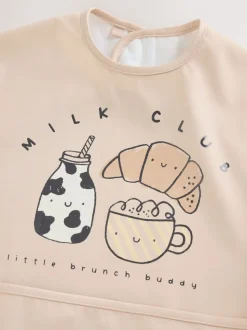 Milk Club - Slabbetje met mouwen voor spenen en voeden