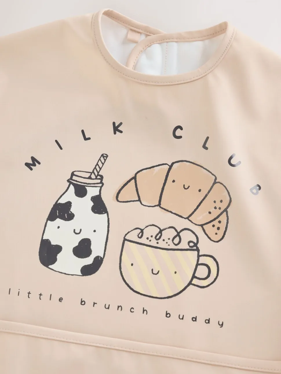 Milk Club - Slabbetje met mouwen voor spenen en voeden