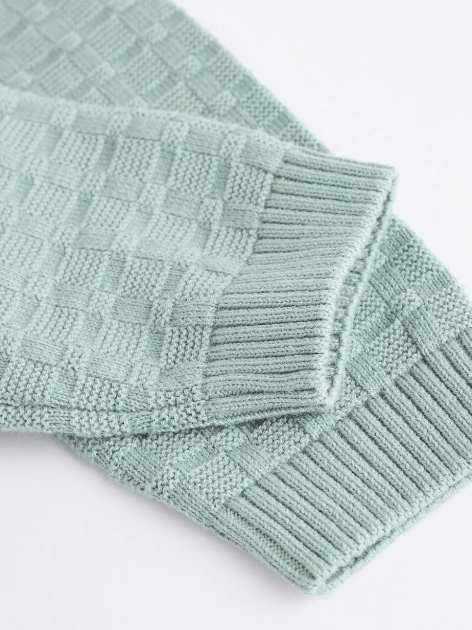 Mineraal - Babyset met gebreide trui en legging van 100% katoen met textuur (0mnd -3jr)
