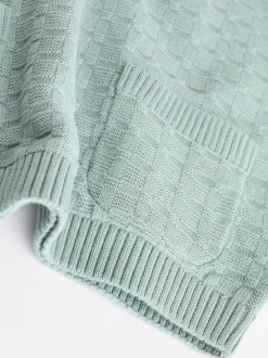 Mineraal - Babyset met gebreide trui en legging van 100% katoen met textuur (0mnd -3jr)