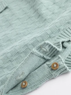 Mineraal - Babyset met gebreide trui en legging van 100% katoen met textuur (0mnd -3jr)