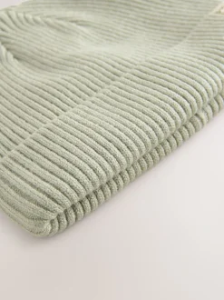 Mineraalkleurig - 2 Pack Baby Beanie Mutsen (0mnd -2jr)