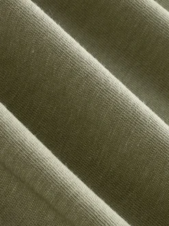 Mineraalkleurig - Set van 5 T-shirts met ronde hals en hoog katoengehalte