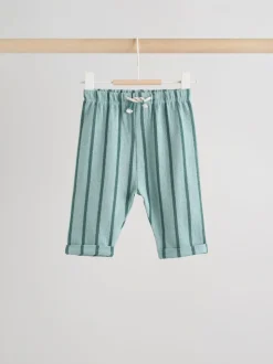 Mineraalkleurig - Set van 3 baby joggingbroeken met rechte pijpen (0mnd-2jr)