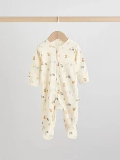 Mineraalkleurig - Verpakking van 4 Hamish-babypyjama's (0-2jr)