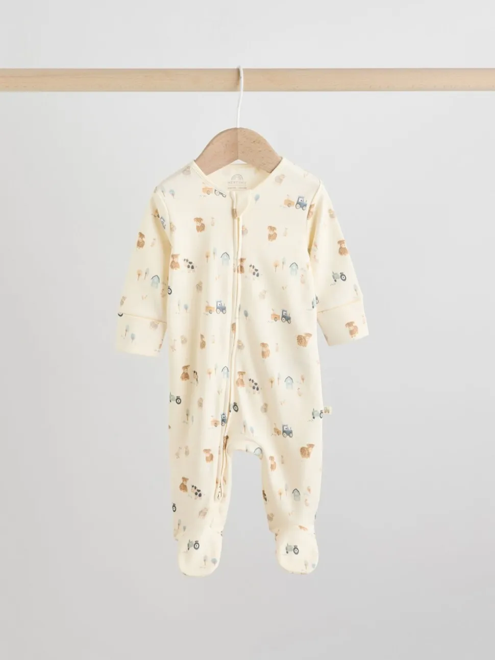 Mineraalkleurig - Verpakking van 4 Hamish-babypyjama's (0-2jr)