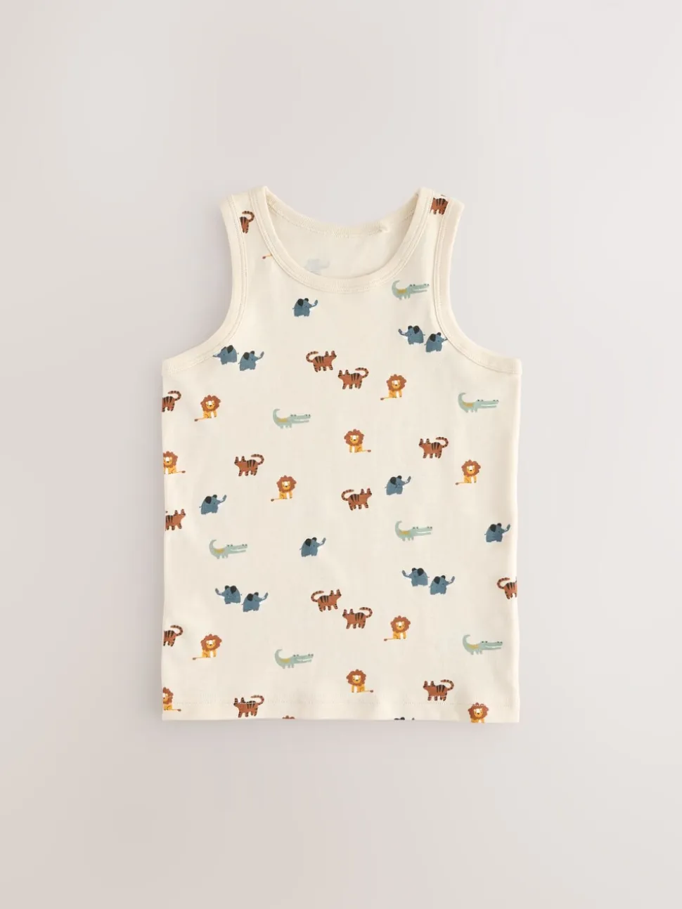 Mini-safariprint - 100% katoenen hemden set van 5 (1.5 - 8 jr)