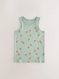 Mini-safariprint - 100% katoenen hemden set van 5 (1.5 - 8 jr)