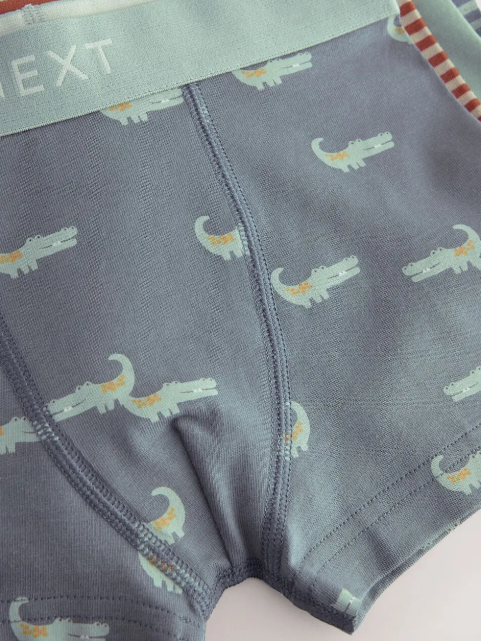 Mini-safariprint - Junior karakter trunks 5 verpakking (1,5-16jr)