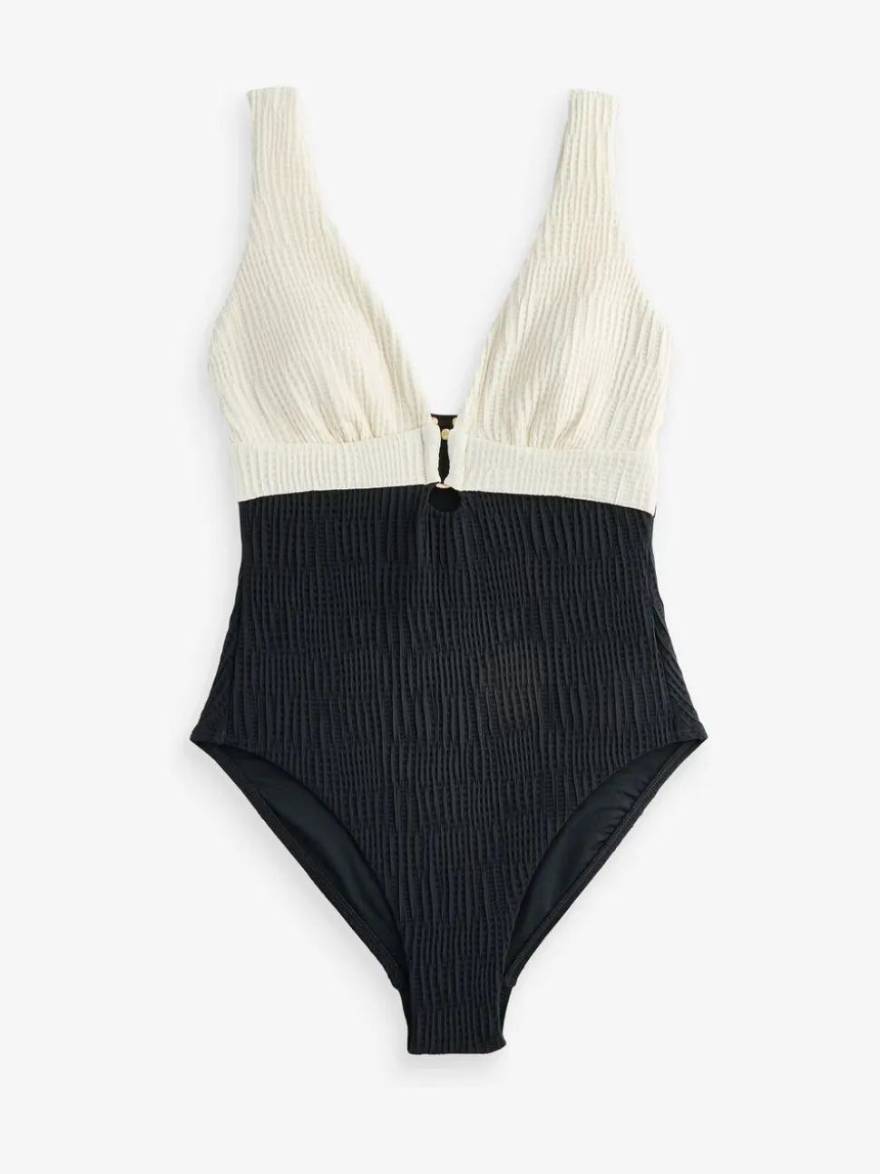 Mint Velvet Hardwear Plunge Tummy Control Zwempak