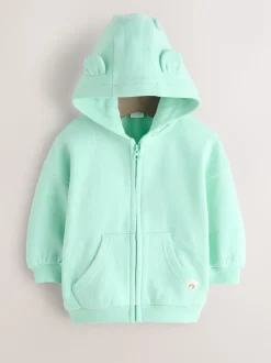 Mintgroen - Hoodie met ritssluiting (3 mnd-7 jr)