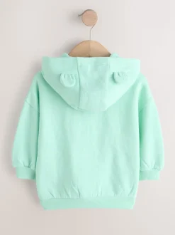 Mintgroen - Hoodie met ritssluiting (3 mnd-7 jr)