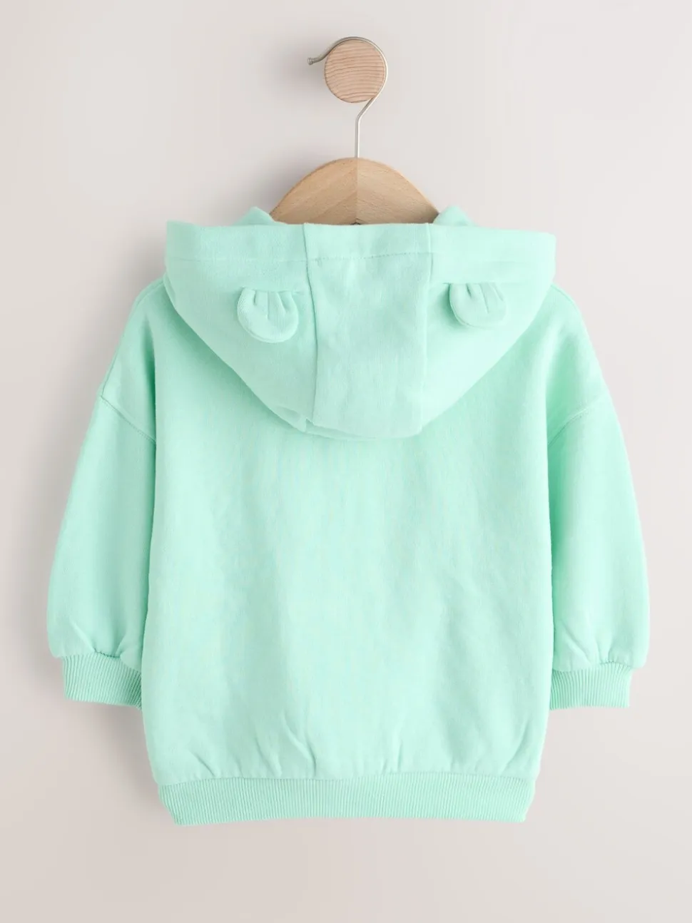 Mintgroen - Hoodie met ritssluiting (3 mnd-7 jr)