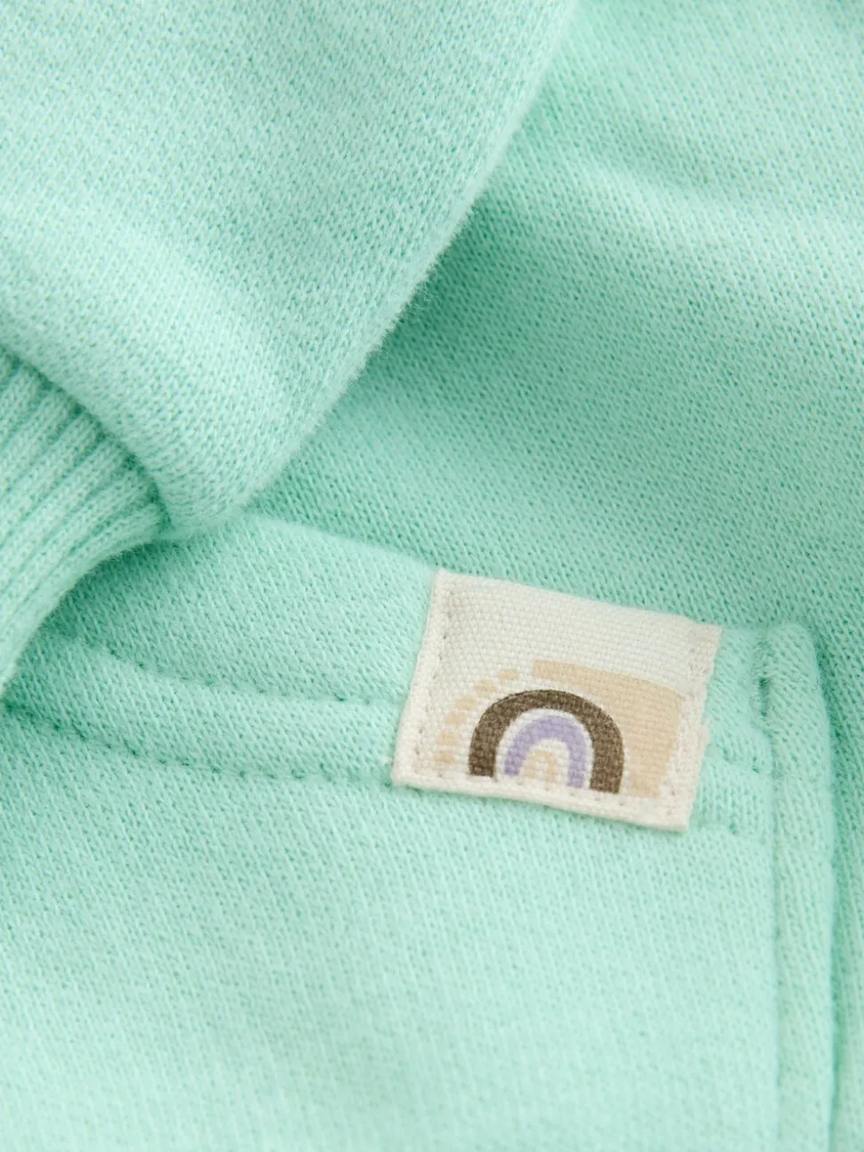 Mintgroen - Hoodie met ritssluiting (3 mnd-7 jr)
