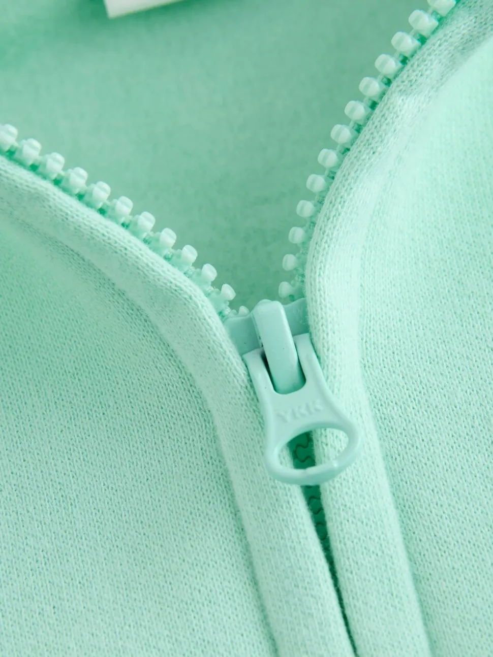 Mintgroen - Hoodie met ritssluiting (3 mnd-7 jr)
