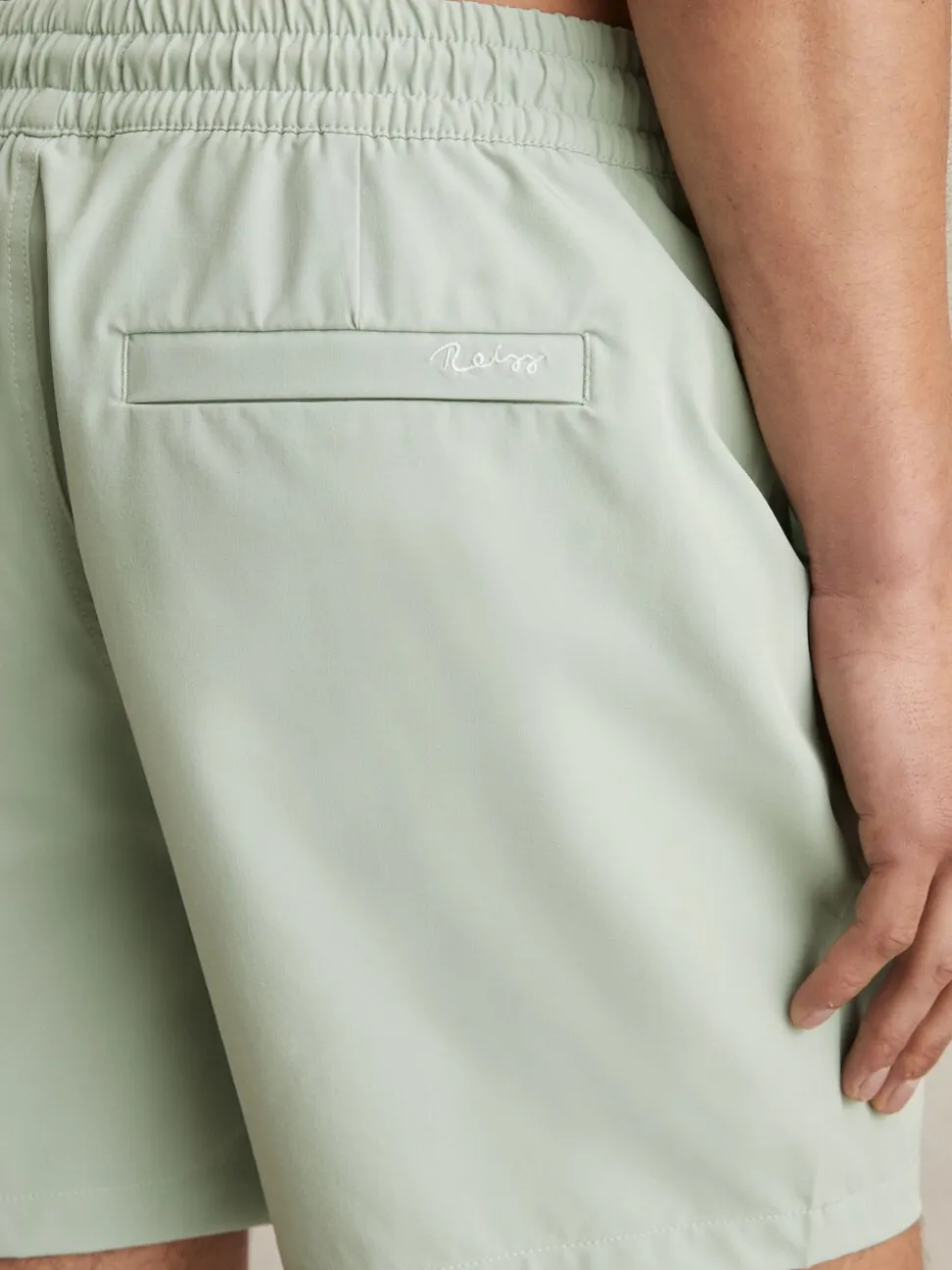 Mintgroen - Reiss Cliff Zwembroek met trekkoord