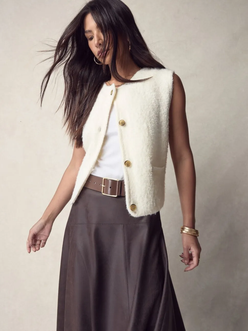 Mokkabruin - N. Premium brede leren riem, Made in Italy