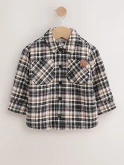 Mono Core - Geruite shacket met borgvoering (3mnd -7jr)