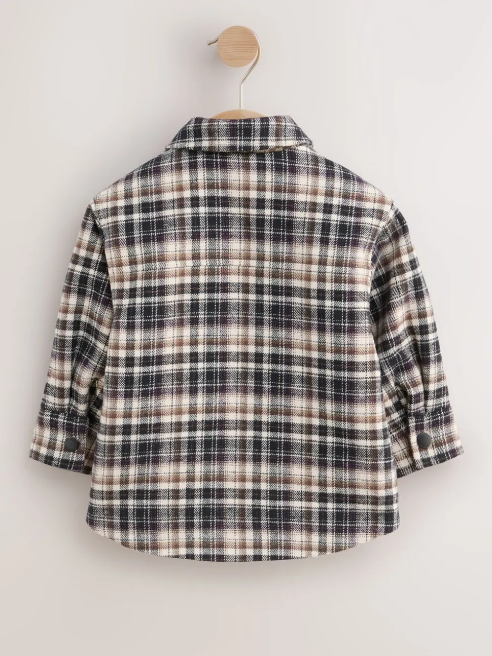 Mono Core - Geruite shacket met borgvoering (3mnd -7jr)