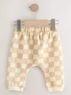Mono dambordmotief - Joggingbroeken Baby 3 Stuks (0mnd-2jr)