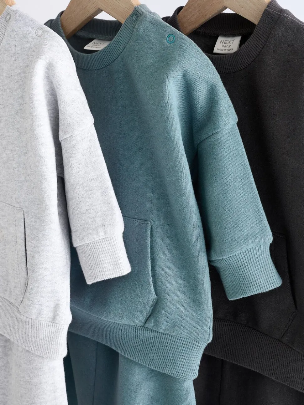 Monochroom - Baby Sweatshirt en Joggingbroeken Set 6 stuks (0mnd-3jaar)