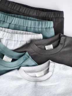 Monochroom - Baby Sweatshirt en Joggingbroeken Set 6 stuks (0mnd-3jaar)