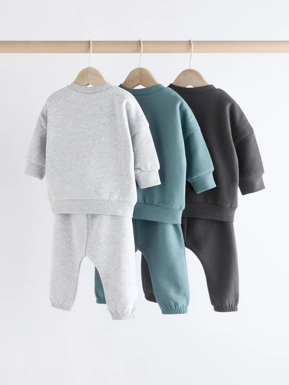 Monochroom - Baby Sweatshirt en Joggingbroeken Set 6 stuks (0mnd-3jaar)