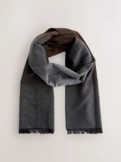 Monochroom - Zigzag Ombre Scarf
