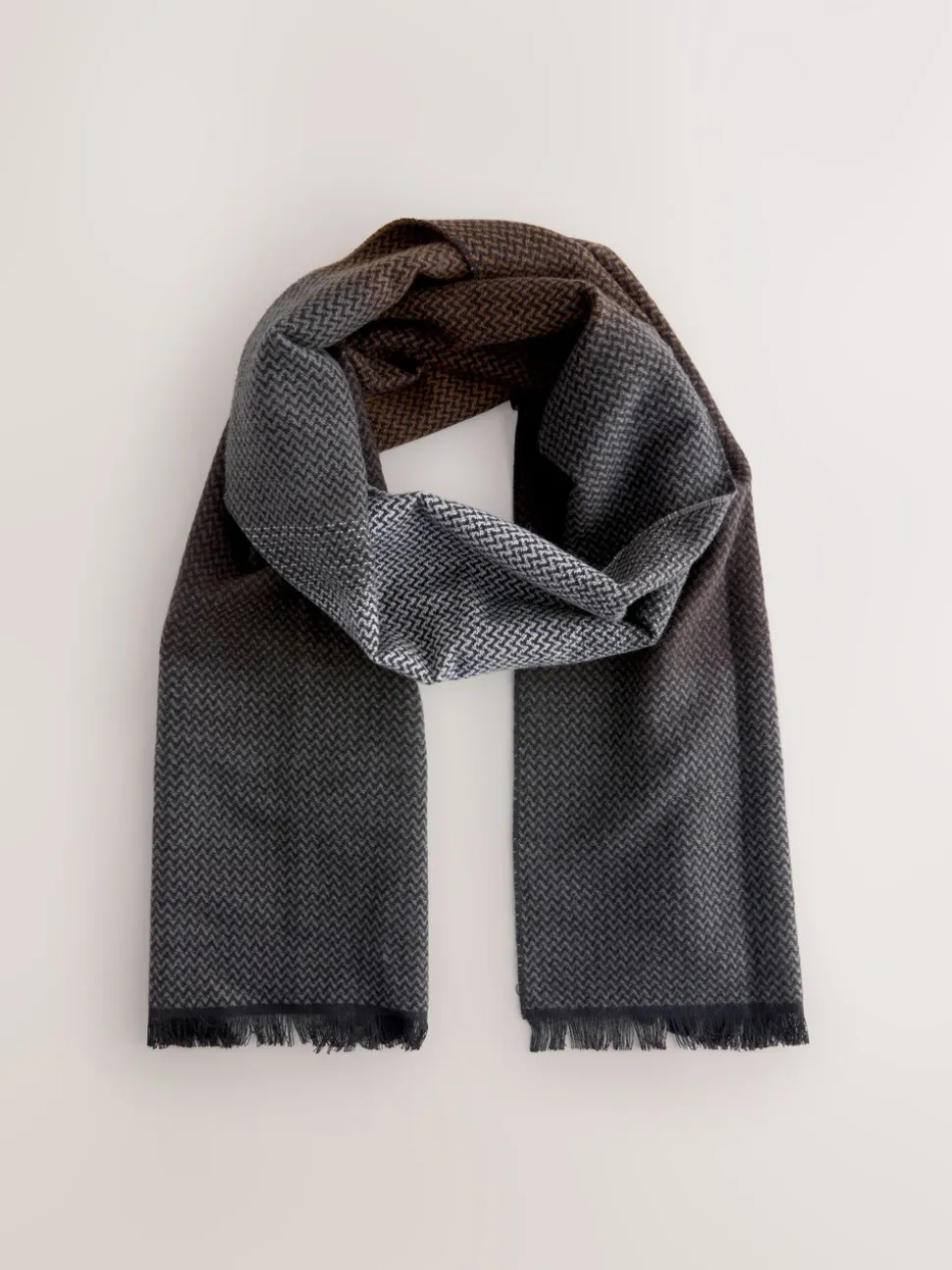 Monochroom - Zigzag Ombre Scarf