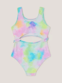 Monsoon - Badpak met uitsnijding en tie-dye