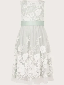 Monsoon Alicia Embroidered Lace Maxi Dress