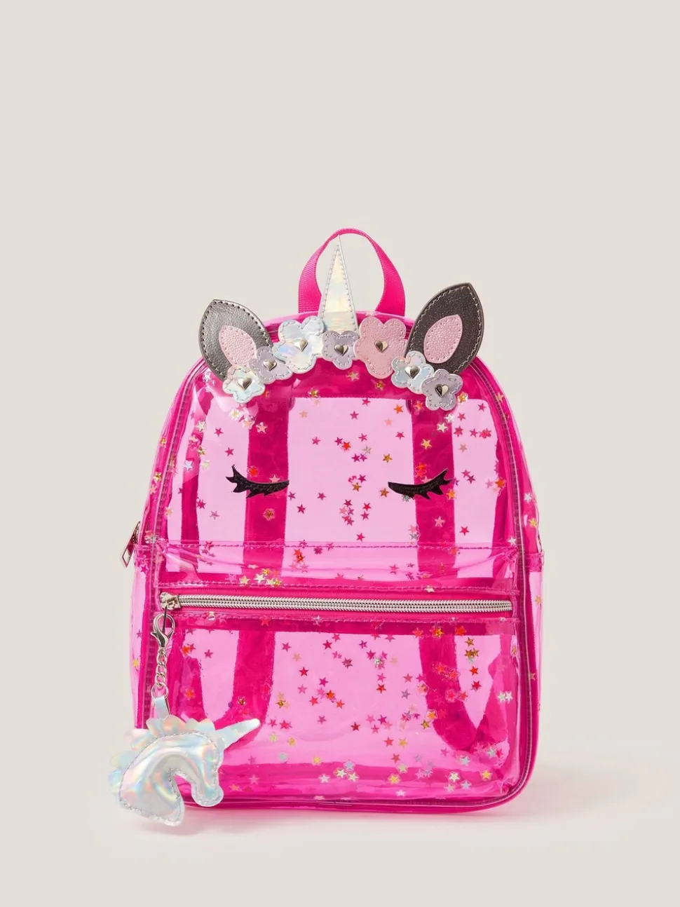 Monsoon Clear Unicorn Backpack