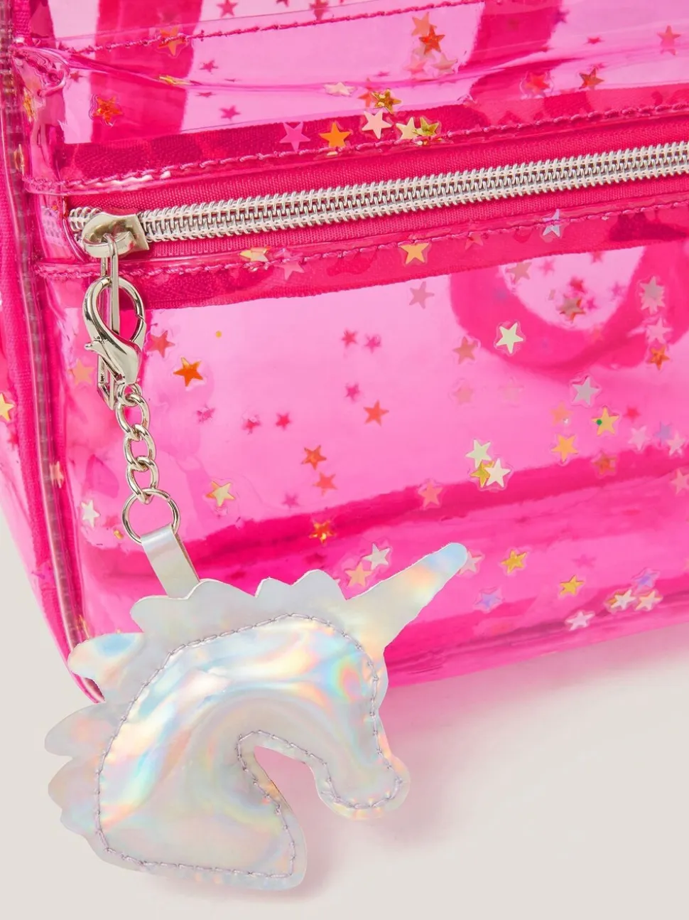 Monsoon Clear Unicorn Backpack