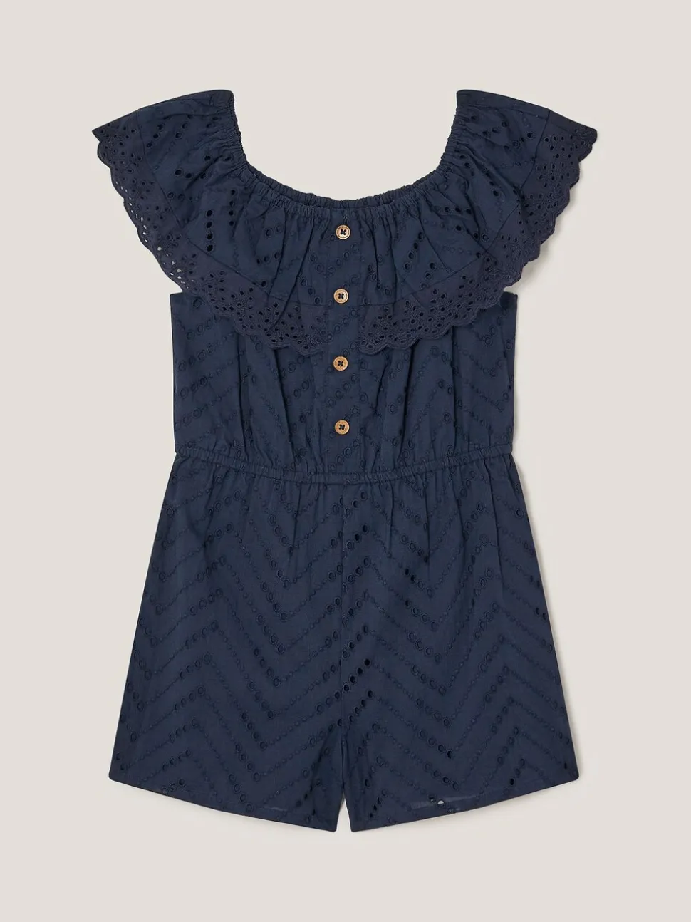 Monsoon Frilly Broderie Playsuit