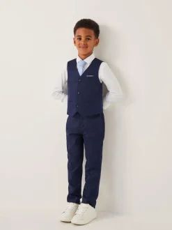 Monsoon Harry 4-Piece Herringbone Suit with Tie