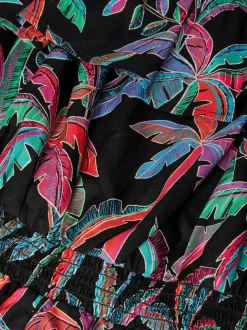 Monsoon Neon Tropical Print Playsuit