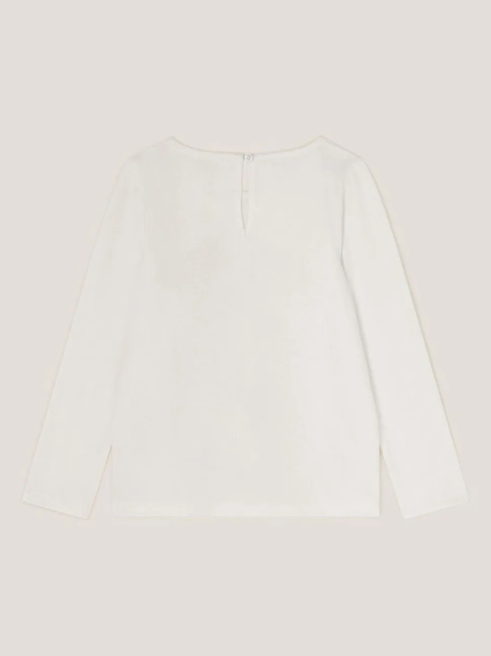 Monsoon Sequin Bow Long Sleeve Top