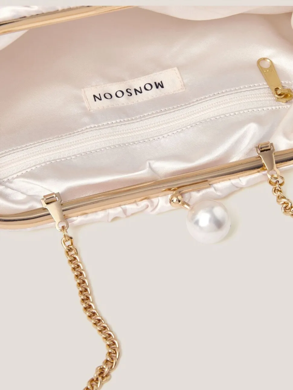 Monsoon Suvi Flower Embellished Clutch Bag