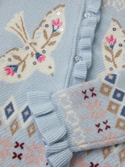 Monsoon Swallow Fairisle Pattern Cardigan