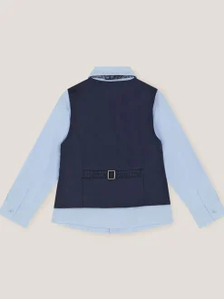 Monsoon Three-Piece Oliver Check Waistcoat & Shirt Set