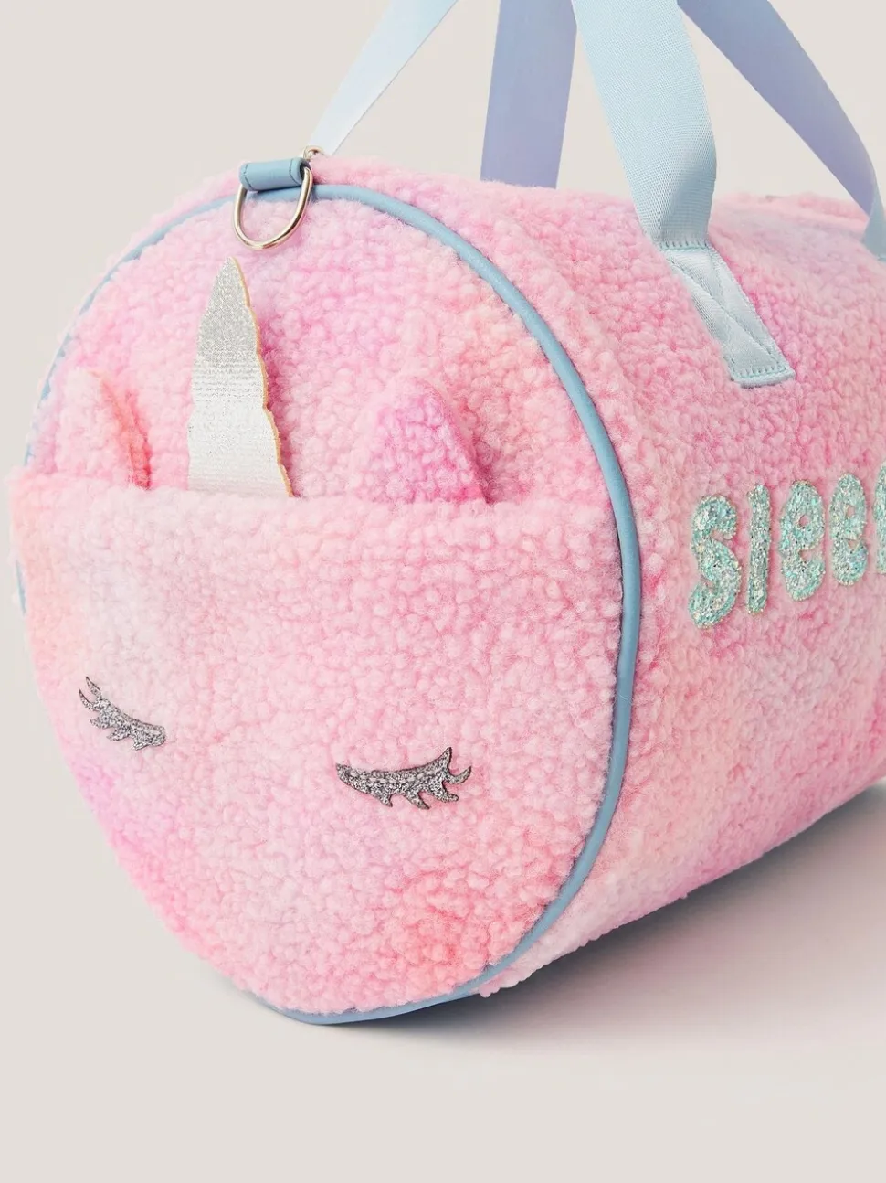 Monsoon Unicorn Borg Sleepover Duffle Bag