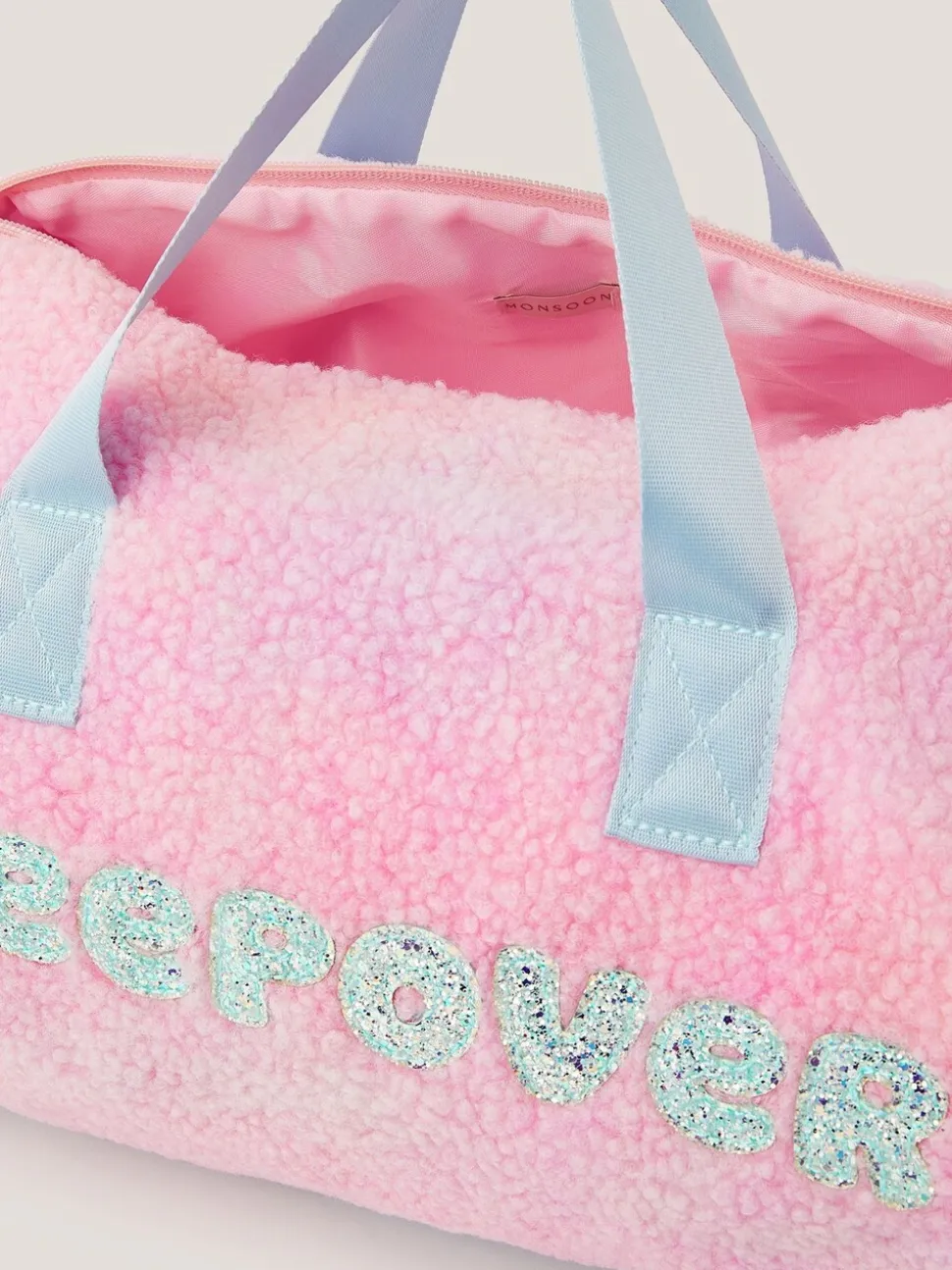 Monsoon Unicorn Borg Sleepover Duffle Bag